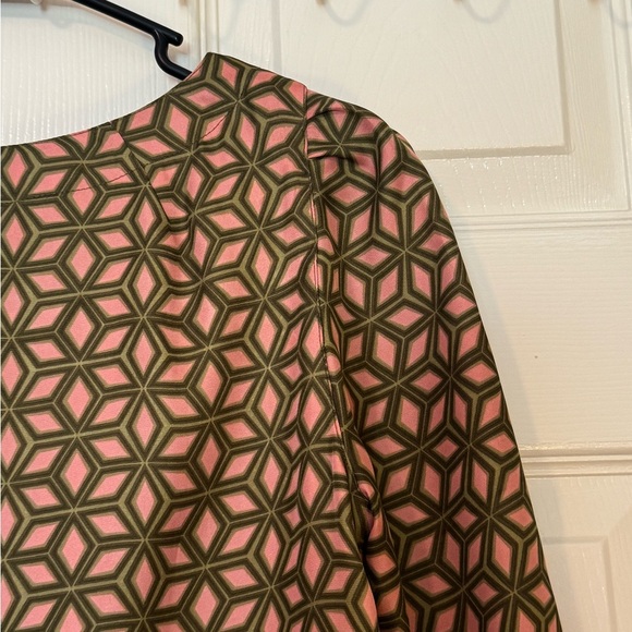 Fossil Pink and Green Geometric Mini Dress Size S - Picture 5 of 6